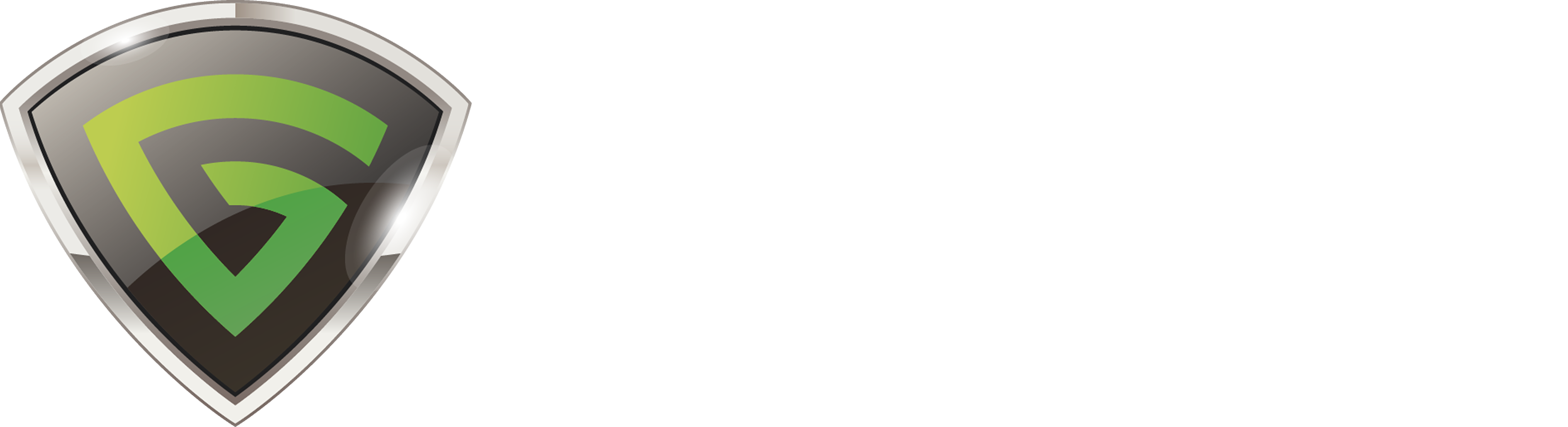 Green Shield Deck Builders logo horizontal